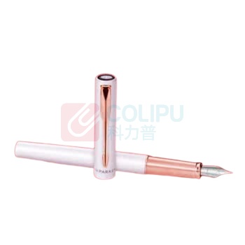 派克 PARKER 墨水笔+红墙套盒 威雅XL月光白