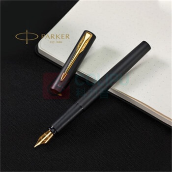 派克 PARKER 墨水笔+黑墙套盒 威雅XL经典黑金