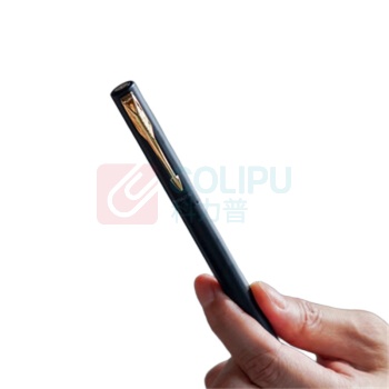 派克 PARKER 宝珠笔+笔芯套盒 威雅XL经典黑金夹