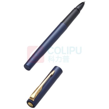 派克 PARKER 宝珠笔+笔芯套盒 威雅XL逐浪蓝金夹