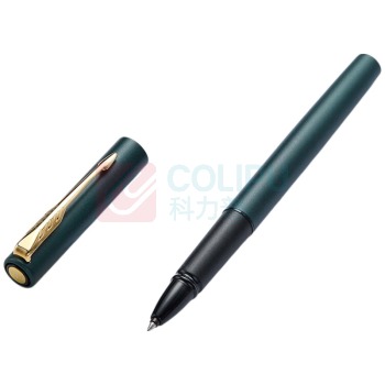 派克 PARKER 宝珠笔+笔芯套盒 威雅XL森林绿金夹