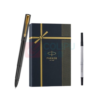 派克 PARKER 宝珠笔+流光套盒 威雅XL经典黑金夹