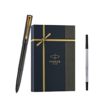 派克 PARKER 宝珠笔+流光套盒 威雅XL经典黑金夹