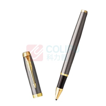 派克 PARKER 签字笔 IM灰金夹宝珠笔 0.7mm (灰金)