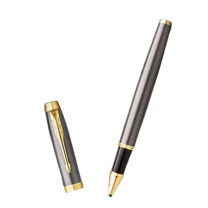 派克 PARKER 签字笔 IM灰金夹宝珠笔 0.7mm (灰金)