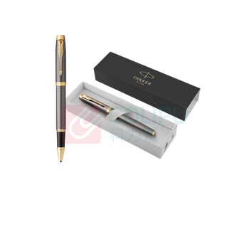 派克 PARKER 签字笔 IM灰金夹宝珠笔 0.7mm (灰金)