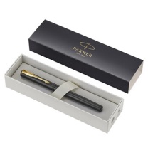 派克 PARKER 签字笔 威雅XL 经典黑金夹宝珠笔 (黑色) 0.7mm