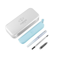派克 PARKER 威雅XL樱花蓝特别款套装 (樱花蓝) (钢笔+宝珠笔+笔盒+墨囊)