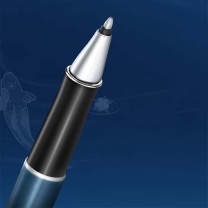 派克 PARKER 卓尔苍青蓝宝珠笔 +锦鲤礼盒