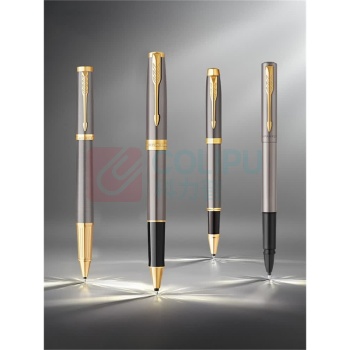 派克 PARKER 宝珠笔 IM灰金夹