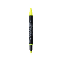 三菱 uni 双头荧光笔 PUS-101T 粗头4.0mm,细头0.5mm (黄色)