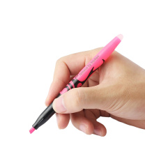 百乐 PILOT 荧光笔 树脂 斧头 细杆 SW-FL-Y 0.5mm 140mm (黄色) 1支/支