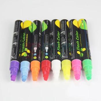 BBNEW 荧光笔 BBNEW-YG8 8色8支/盒 (彩色) 6mm/8mm笔头