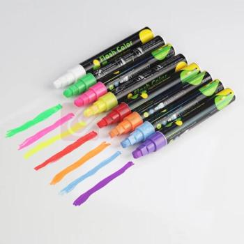 BBNEW 荧光笔 BBNEW-YG8 8色8支/盒 (彩色) 6mm/8mm笔头
