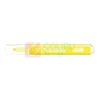 晨光 M&G 荧光笔 AHMV7603/AHMV7602 0.5-5mm (黄色) 12支/盒