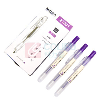 晨光 M&G 单头按动荧光笔 AHM27301 单头 (紫色) 12支/盒