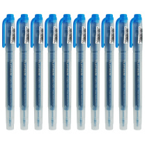白金 PLATINUM 双头荧光笔 CSD-120 粗头4.0mm,细头0.5mm (蓝色) 10支/盒