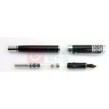 英雄 HERO 黑雕钢笔(明尖) 7018 笔尖0.5mm TS