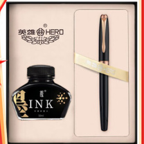 英雄 HERO 钢笔礼盒墨水套装 850 F尖 电商专供 DC