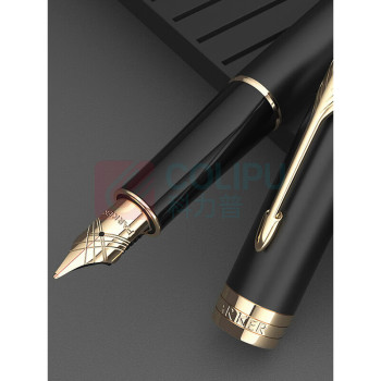 派克 PARKER 磨砂黑金夹墨水笔以梦为马礼盒 卓尔系列 F尖墨水笔+墨水芯+笔袋+礼盒