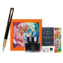 派克 PARKER 未来时空钢笔礼盒(幻影黑金夹) 威雅XL 1支/套