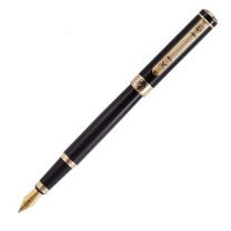 毕加索 PICASSO 铱金尖钢笔 902 0.5mm (纯黑金夹)