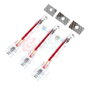 百乐 PILOT 啫喱笔芯 BLS-G2-5 0.5mm (红色) 12支/盒 中性笔笔芯 塑料