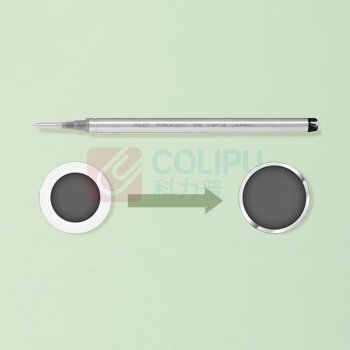 百乐 PILOT 摩磨擦中性笔芯 LFBKRF50F-2B 0.7mm (黑色) 2支装 金属杆