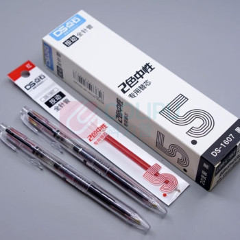 点石 中性笔芯 DS-1607 0.5mm (黑色) 20支/盒 DC