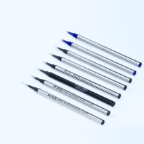 英雄 HERO 中性笔笔芯 金属 子弹头 宝珠笔 233A 0.7mm 120mm (黑色) 24支/盒 TS DC