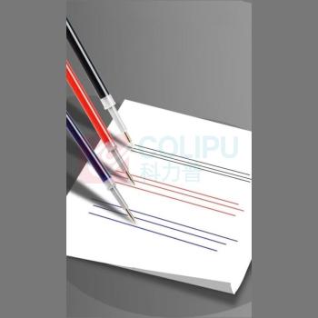 融银之汇 按动中性笔笔芯 大容量子弹头替芯 0.5mm 100支/套 (黑色)