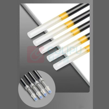 融银之汇 按动中性笔笔芯 大容量子弹头替芯 0.5mm 100支/套 (黑色)