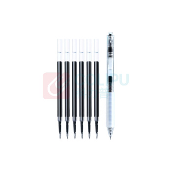 优企 黑色笔芯套装 0.5mm (黑色) 20支笔芯+1支黑色云握手
