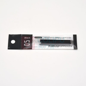 KACO 优写多功能中性笔芯 K1602 0.5mm (黑色) 4支/袋 3袋/组 DC