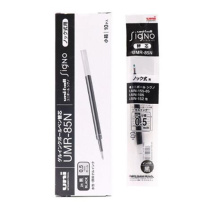 三菱 uni 中性笔笔芯 UMR-85N 0.5mm (黑色) 10支/盒 新老包装更替 塑料