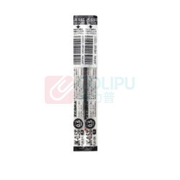 斑马牌 ZEBRA JK中性笔芯 RJK(JK-0.5) 0.5mm (黑色) 10支/盒