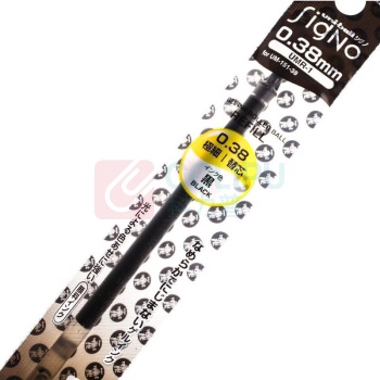 三菱 uni 中性笔芯 UMR-1A 0.38mm (黑色) 12支/盒