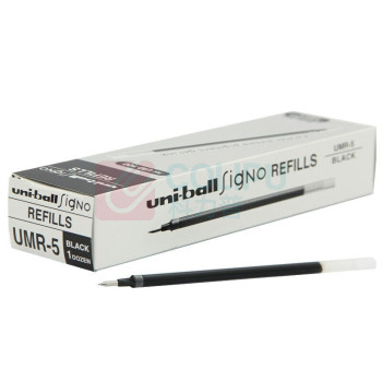 三菱 uni 中性笔芯 UMR-5 0.5mm (黑色) 12支/盒