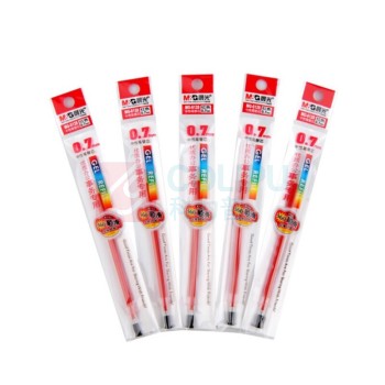 晨光 M&G 中性替芯 MG-6128 0.7mm (红色) 20支/盒 (适用于AGP65501、GP1111、K39、GP1115型号中性笔)