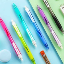百乐 PILOT 自动铅笔 带橡皮头 HB P-HRG10RCP5-PPL5HB 0.5mm 145mm (透明粉 黑色) 1支/套 DC TS