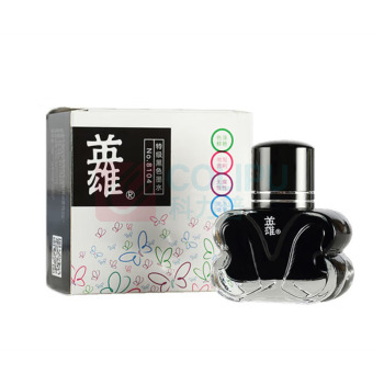 英雄 HERO 钢笔墨水440碳素颜料型防水钢笔墨水速干特级 8104 30ml (黑色)