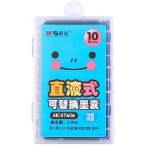 晨光 M&G 墨囊可擦 AIC47606B3 3.4口径 (纯蓝) 10支装