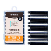晨光 M&G 墨囊热可擦 AIC47634A 3.4口径 (黑) 10支装