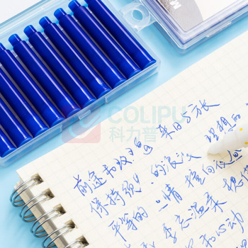 晨光 M&G 墨囊热可擦 AIC47634B1 3.4口径 (墨蓝) 10支装