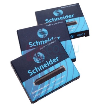 施耐德 Schneider 钢笔墨囊 6699 (蓝黑色) 6支/盒 3盒/组