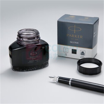 派克 PARKER 原装钢笔非碳素墨水 N02 57ml (黑色)