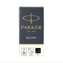 派克 PARKER 钢笔一次性墨囊 (黑色) 5支/盒