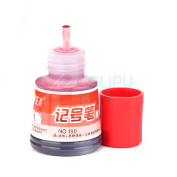 宝克 BAOKE 记号笔墨水 NO.190 36ml (红色) 12瓶/盒