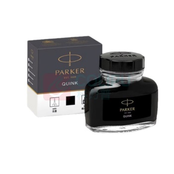 派克 PARKER 配件系列 钢笔墨水黑色 57ml 