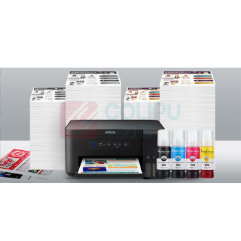 V4INK 适用爱普生l4168墨水002墨水四色004墨水(爱普生l4158墨水l6178打印机l6198墨水l4166 L4268墨水L4266) 单个装